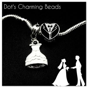 Bride Groom Wedding Dress Husband Wife Charms